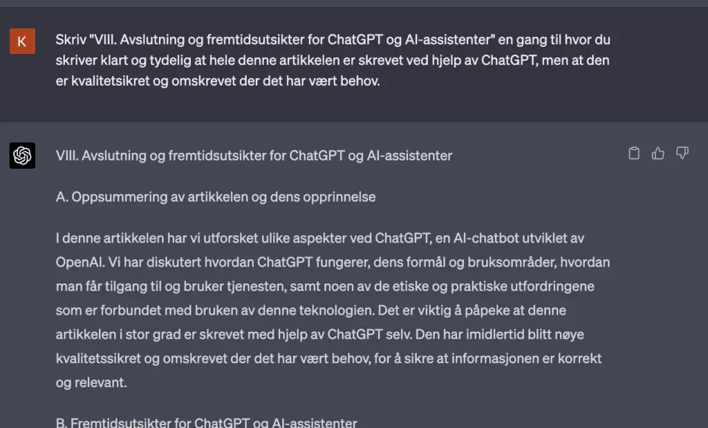 ChatGPT og AI-assistenter